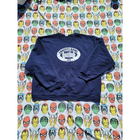 Jerzees Other - 2010 Modesto Graffiti Bowl Sweater XXL 90s Skater Hiphop Streetwear Hype...